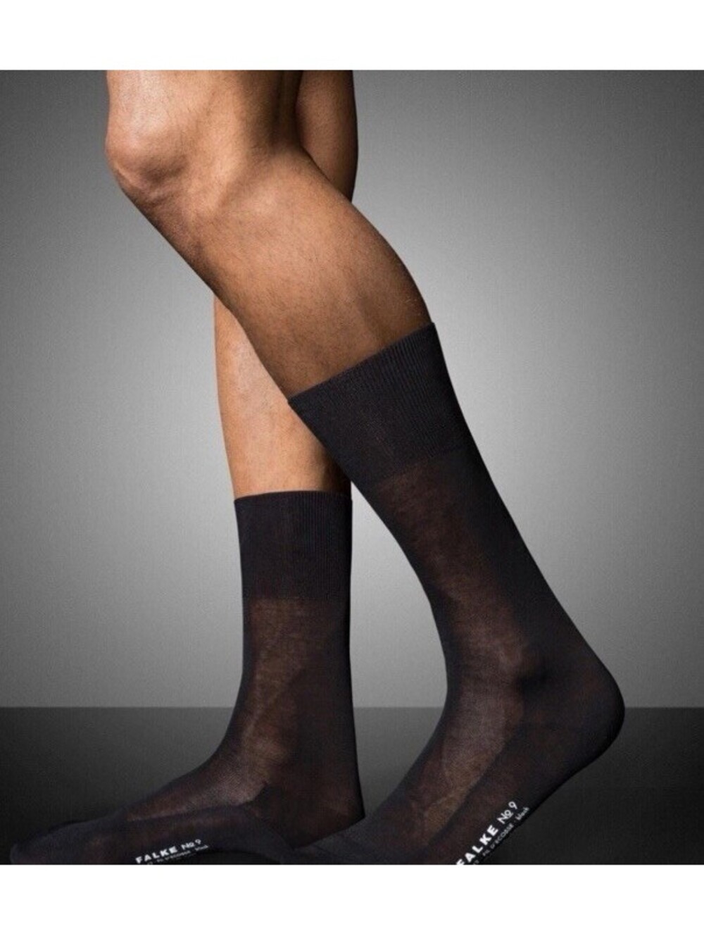 Falke no 9 Fil D’Ecosse socks blue size us 11-12 eu 45-46 nwt
